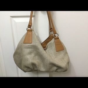 Sundance raffe material hobo bag